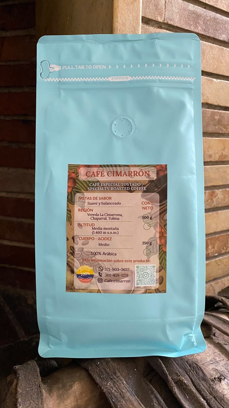 Café Cimarrón, café especial tostado